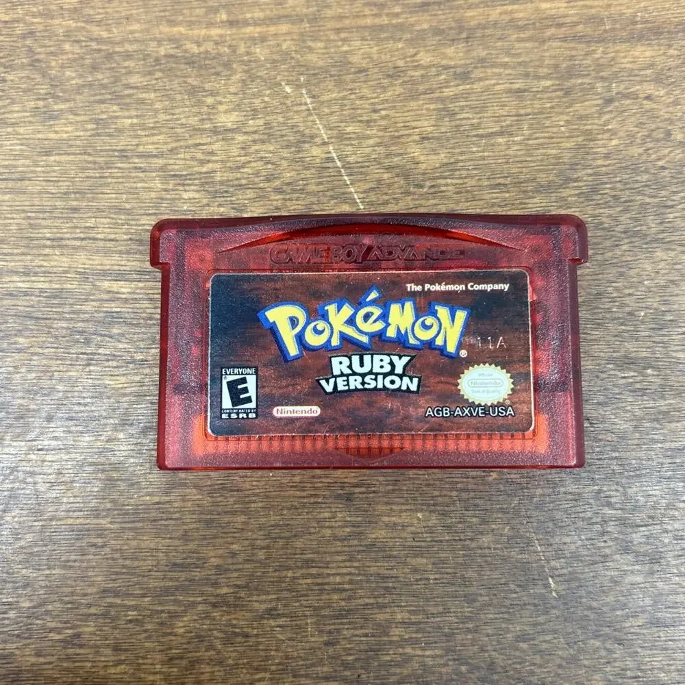 Pokémon Ruby Version Game Boy Advance Cartridge And Manual Only Tested Working